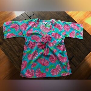 Lilly Pulitzer Bright and bold Daisy Darling Penelope tunic xs EUC